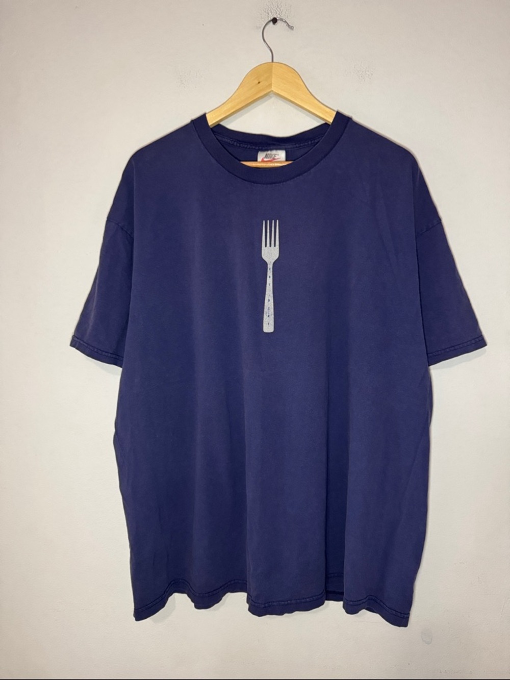 Vintage Nike Eat Dirt Fork T-Shirt / XL / 1990s / Made In USA